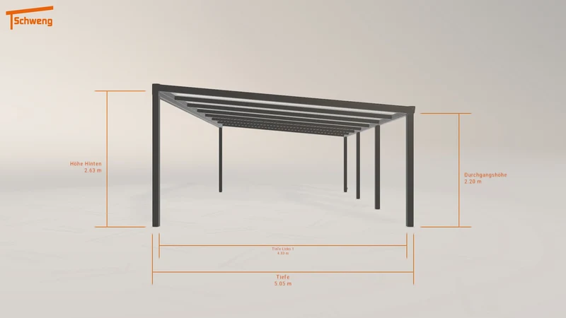 #DE Schweng Pultdachcarport S400 (ID 9wdgkg)