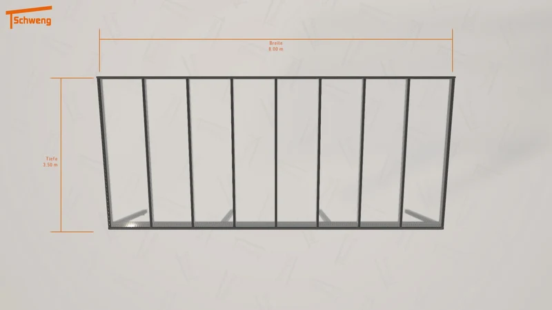 #DE Schweng Pultdachcarport S350 (ID 9wdbb8)