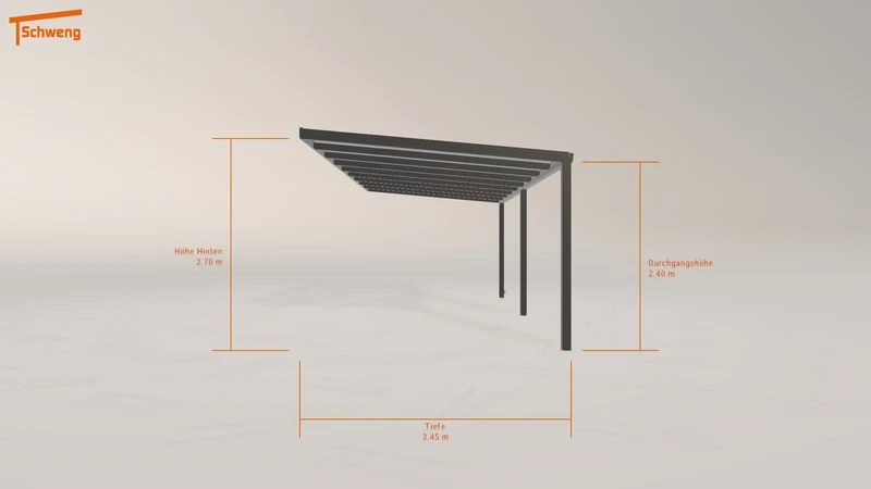 #DE Schweng Terrassenüberdachung S350 (ID jj32bb)