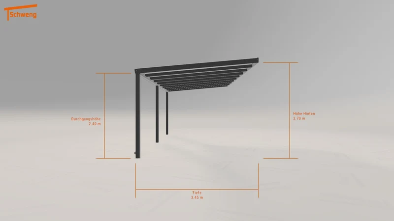 #DE Schweng Terrassenüberdachung S350 (ID jj32bb)
