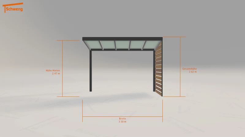 #DE Schweng Terrassenüberdachung S350 (ID 2qg7zg)
