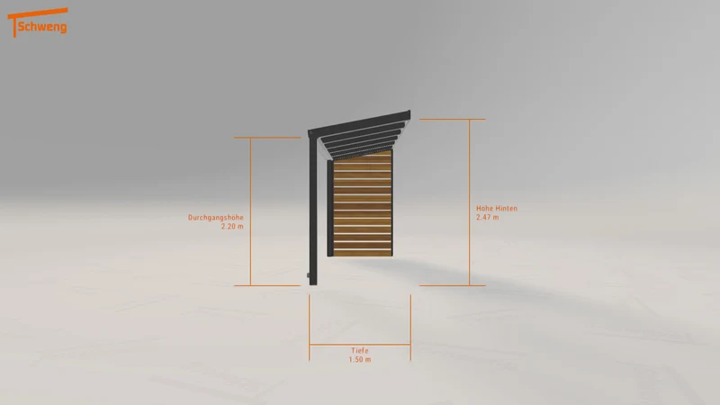 #DE Schweng Terrassenüberdachung S350 (ID 2qg7zg)