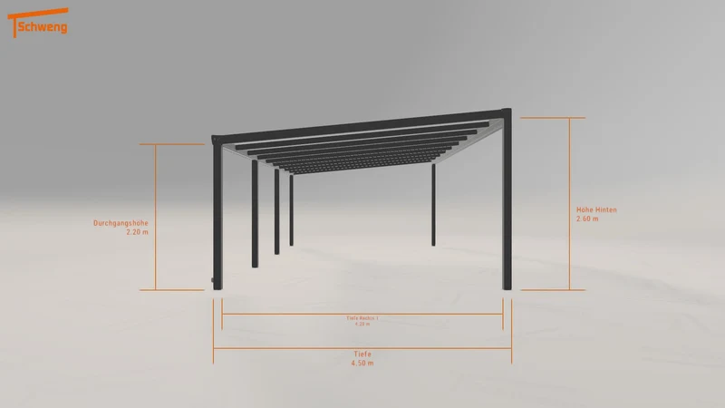 #DE Schweng Terrassenüberdachung S400 (ID ygkn57)