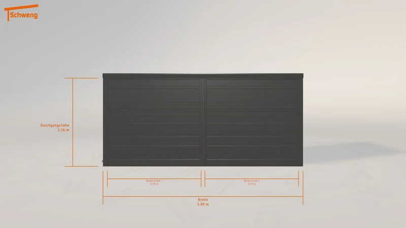 #DE Schweng Pultdachcarport S400 (ID pb3rv4)
