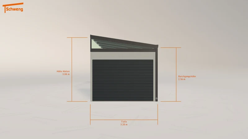 #DE Schweng Pultdachcarport S400 (ID pb3rv4)