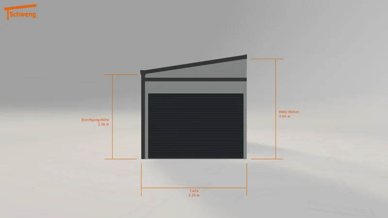 #DE Schweng Pultdachcarport S400 (ID pb3rv4)