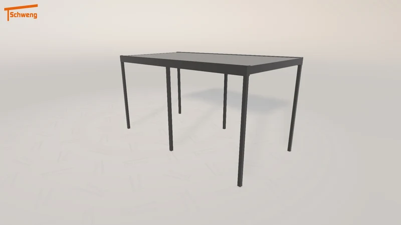 #DE Schweng Flachdachcarport C600 (ID x7k5jy)