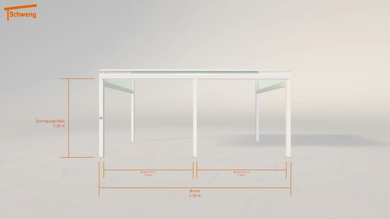 #DE Schweng Terrassenüberdachung S400 (ID n534rv)