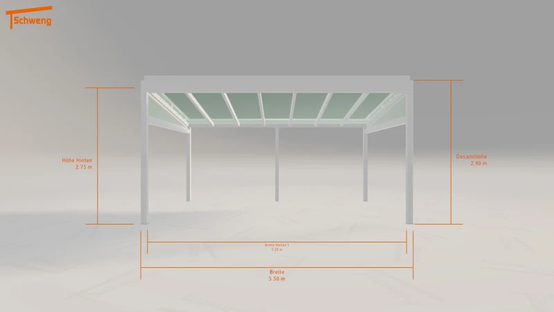 #DE Schweng Terrassenüberdachung S400 (ID n534rv)