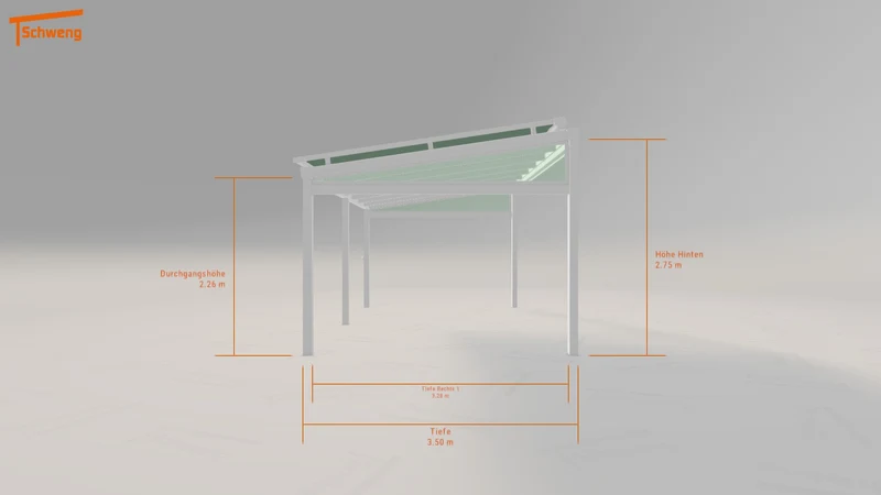 #DE Schweng Terrassenüberdachung S400 (ID n534rv)