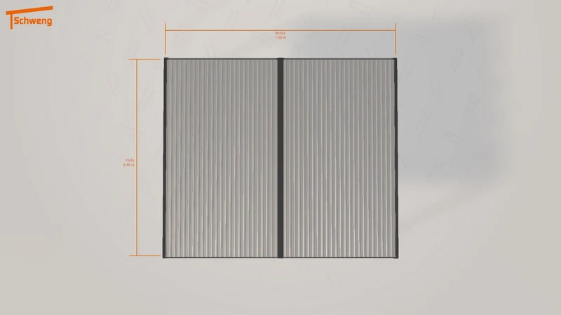 #DE Schweng Flachdachcarport C600 (ID w3rkrv)