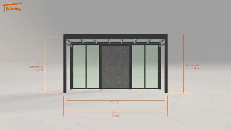 #DE Schweng Terrassenüberdachung S350 (ID 33gbk5)