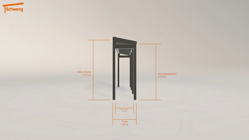 #DE Schweng Terrassenüberdachung S350 (ID 33gbk5)