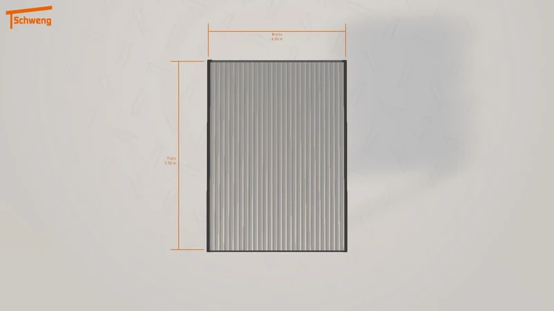 #DE Schweng Flachdachcarport C600+ (ID k235gg) #MTG