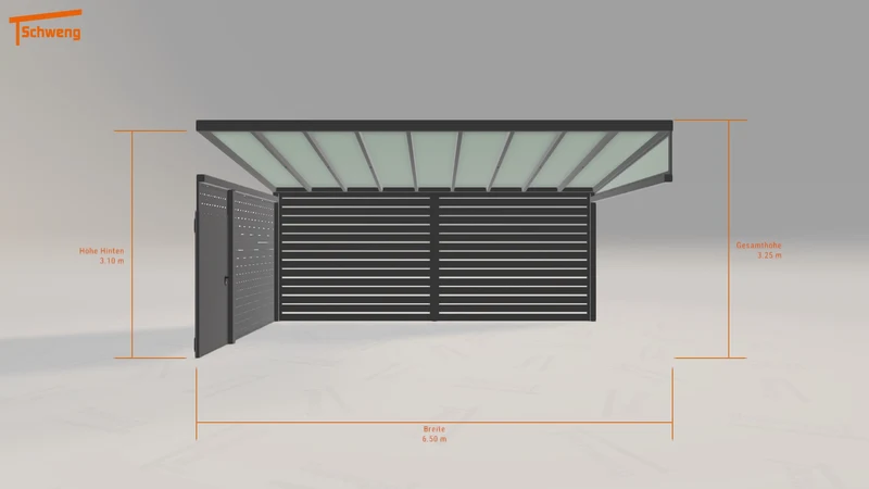 #DE Schweng Pultdachcarport S350 (ID mj3xqw) #MTG