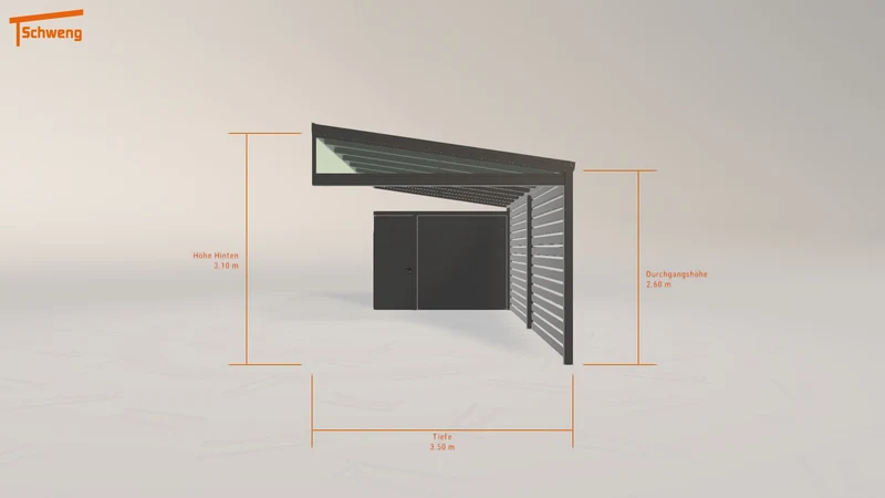#DE Schweng Pultdachcarport S350 (ID mj3xqw) #MTG