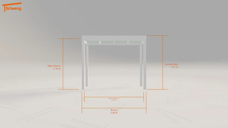 #DE Schweng Terrassenüberdachung S350 (ID qd35p7)