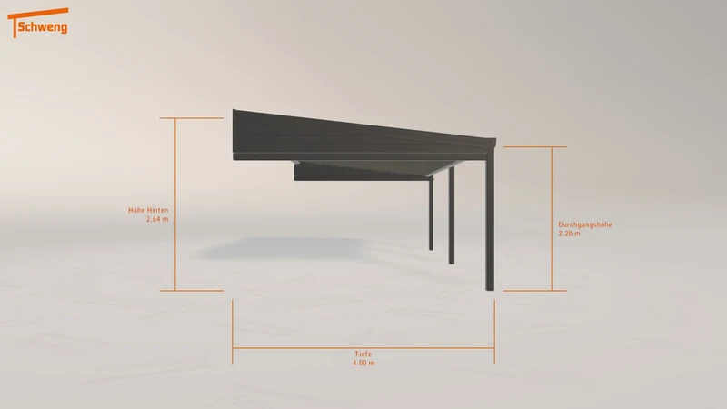#DE Schweng Terrassenüberdachung S400 (ID rj3b5d)