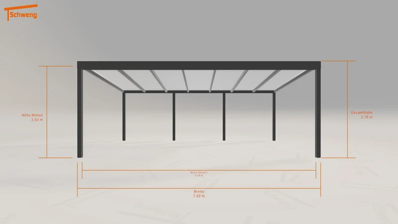 #DE Schweng Pultdachcarport S400 (ID 33gxyy) #MTG