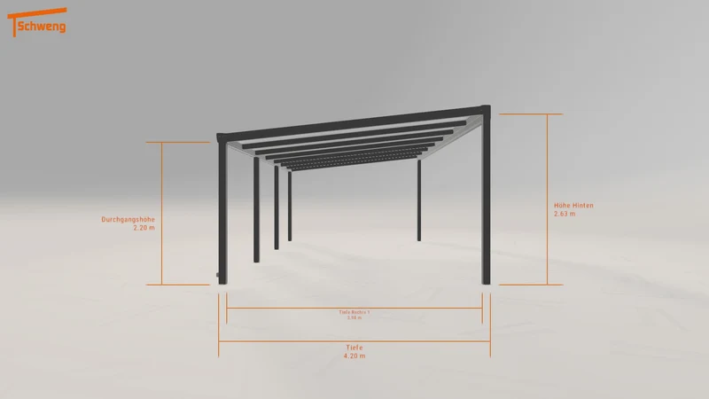 #DE Schweng Pultdachcarport S400 (ID 33gxyy) #MTG