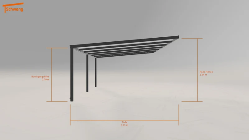#DE Schweng Pultdachcarport S400 (ID dvw4n3)