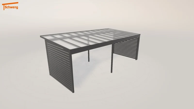#DE Schweng Pultdachcarport S400 (ID 5mgx9v)