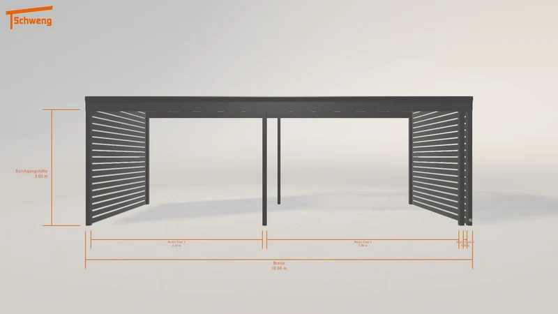 #DE Schweng Pultdachcarport S400 (ID 5mgx9v)