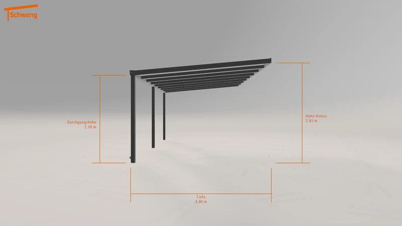 #AT Schweng Terrassenüberdachung S400 (ID qd345v)