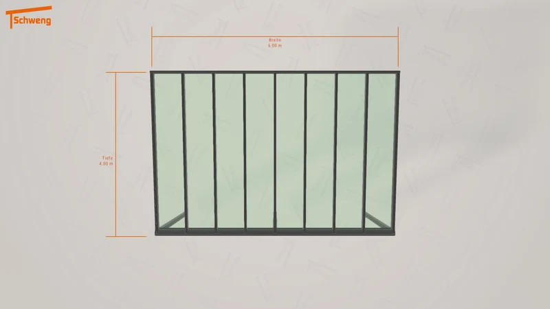 #AT Schweng Terrassenüberdachung S400 (ID qd345v)