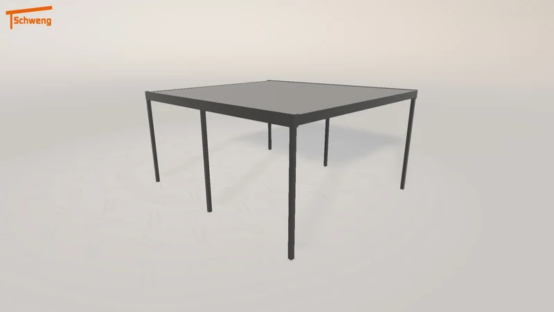 #DE Schweng Flachdachcarport C600+ (ID qd3wmy) #MTG