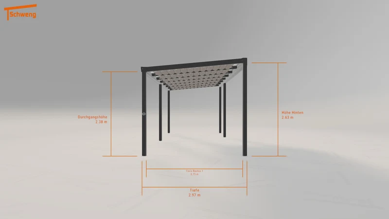 #DE Schweng Terrassenüberdachung S400 (ID v4dwn7)