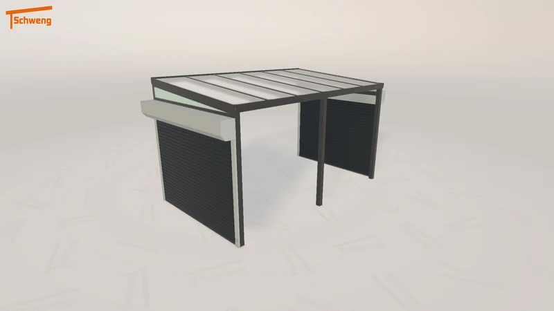 #DE Schweng Pultdachcarport S400 (ID qd347w)
