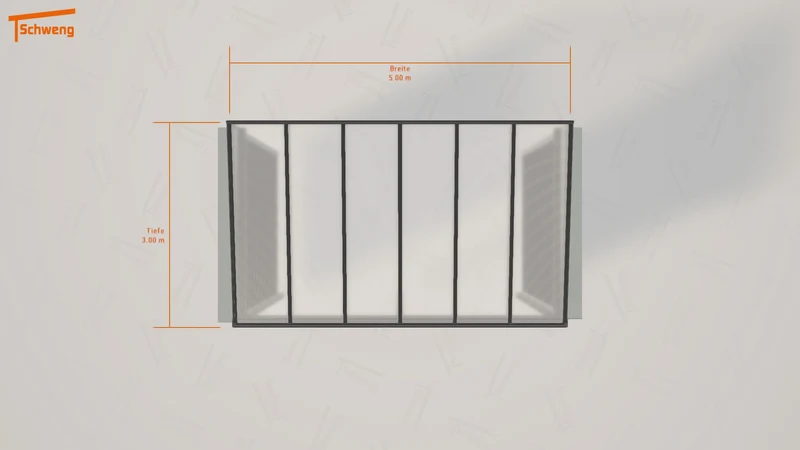 #DE Schweng Pultdachcarport S400 (ID qd347w)