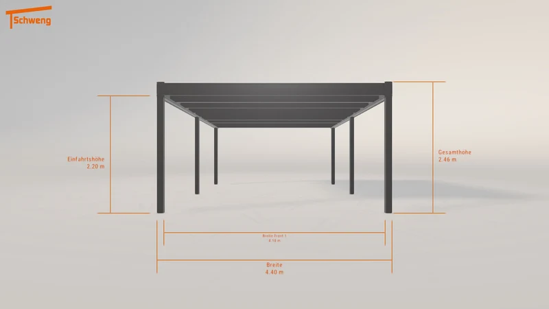 #DE Schweng Flachdachcarport C600 (ID 77gnxz) #MTG