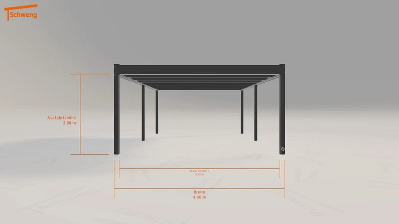 #DE Schweng Flachdachcarport C600 (ID 77gnxz) #MTG