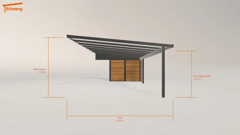 #DE Schweng Pultdachcarport S400 (ID dvwz4n)