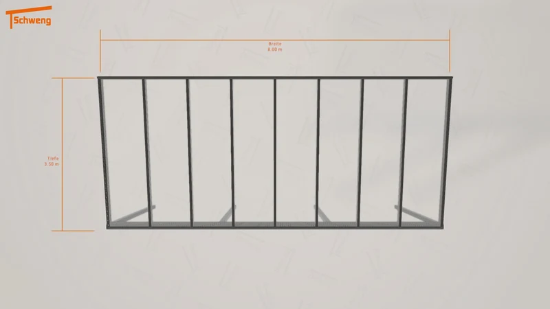 #DE Schweng Pultdachcarport S400 (ID 42gv7g) #MTG