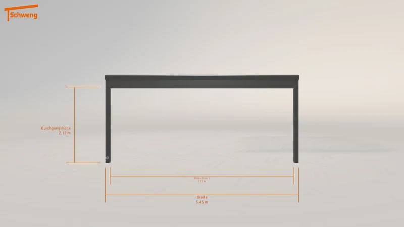 #CH Schweng Pultdachcarport S400 (ID 85rgd5)