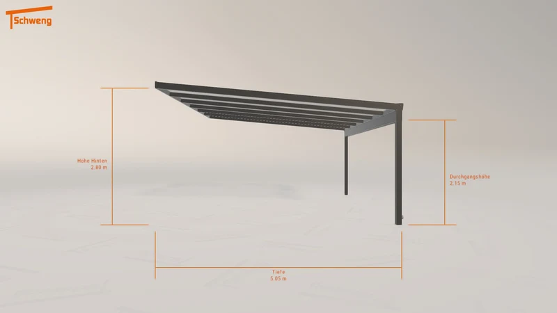 #CH Schweng Pultdachcarport S400 (ID 85rgd5)