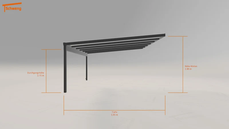 #CH Schweng Pultdachcarport S400 (ID 85rgd5)