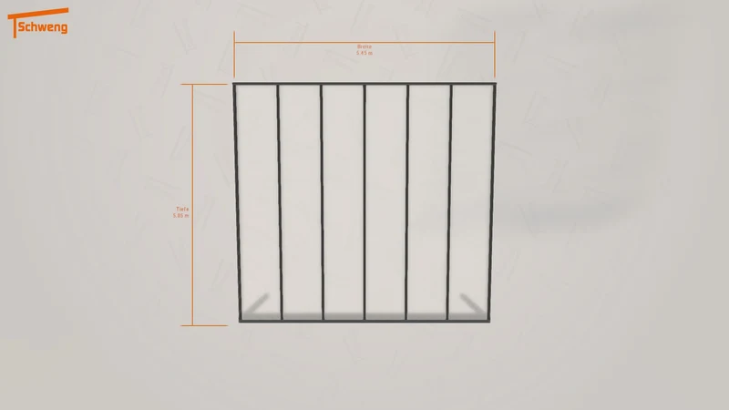 #CH Schweng Pultdachcarport S400 (ID 85rgd5)