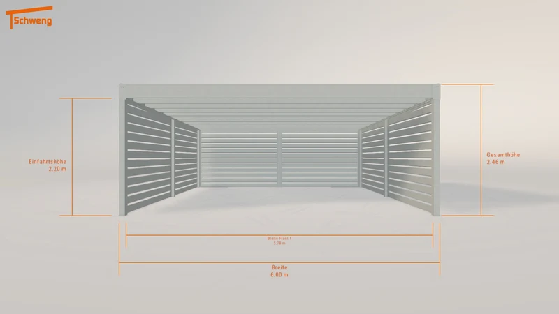 #AT Schweng Flachdachcarport C600+ (ID dvw2dr) #MTG