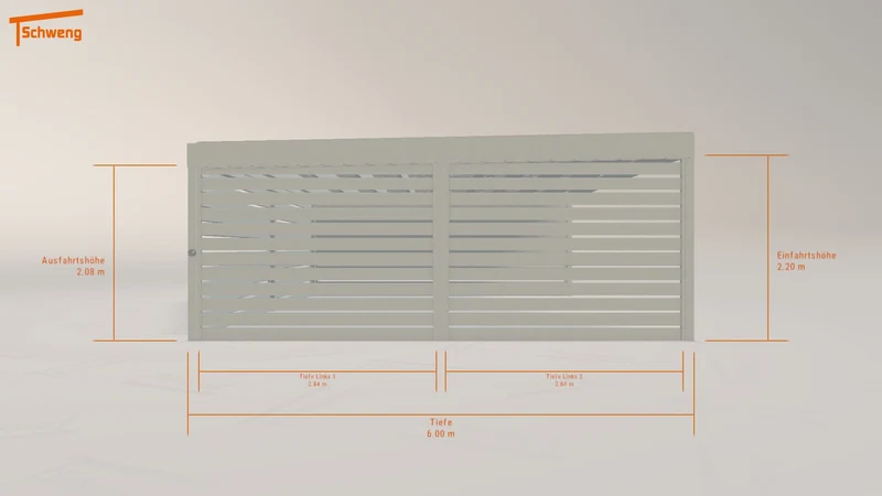 #AT Schweng Flachdachcarport C600+ (ID dvw2dr) #MTG