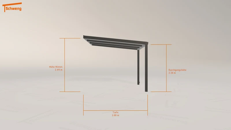 #DE Schweng Terrassenüberdachung S350 (ID g7bkxp)