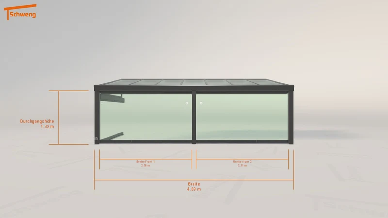 #DE Schweng Terrassenüberdachung S400 (ID 5mgvkq)