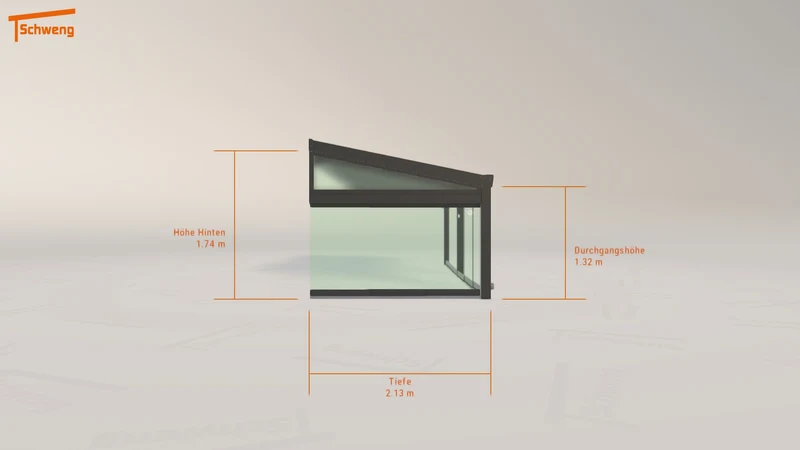 #DE Schweng Terrassenüberdachung S400 (ID 5mgvkq)