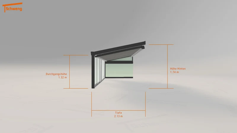 #DE Schweng Terrassenüberdachung S400 (ID 5mgvkq)