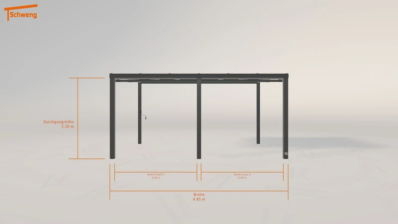 #DE Schweng Terrassenüberdachung S350 (ID ygk94p)