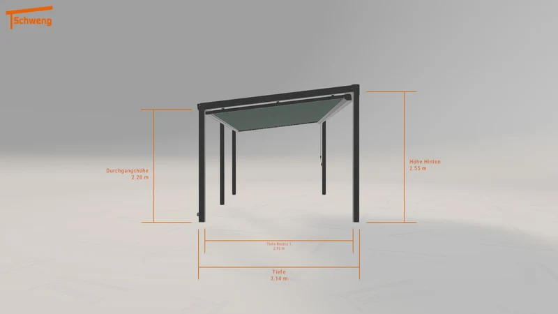 #DE Schweng Terrassenüberdachung S350 (ID ygk94p)