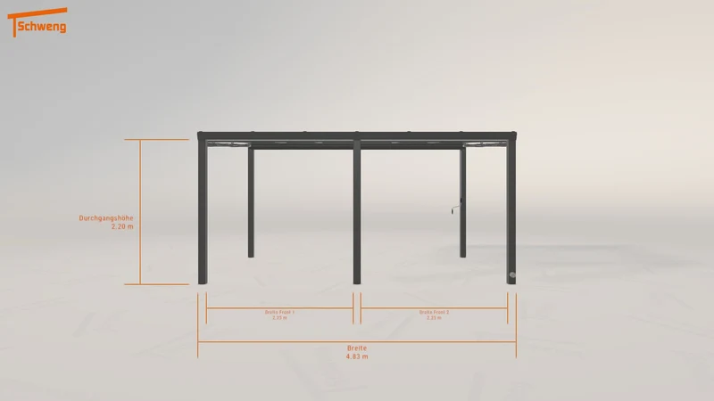 #DE Schweng Terrassenüberdachung S350 (ID 2qgm77)